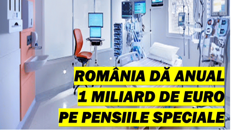 Read more about the article România dă anual 1 miliard de euro pe pensiile de lux- construiam 50 de spitale