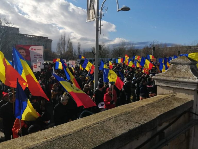 Read more about the article George Simion: Jandarmeria a fost corectă, Bravo! 15.000 de manifestanți
